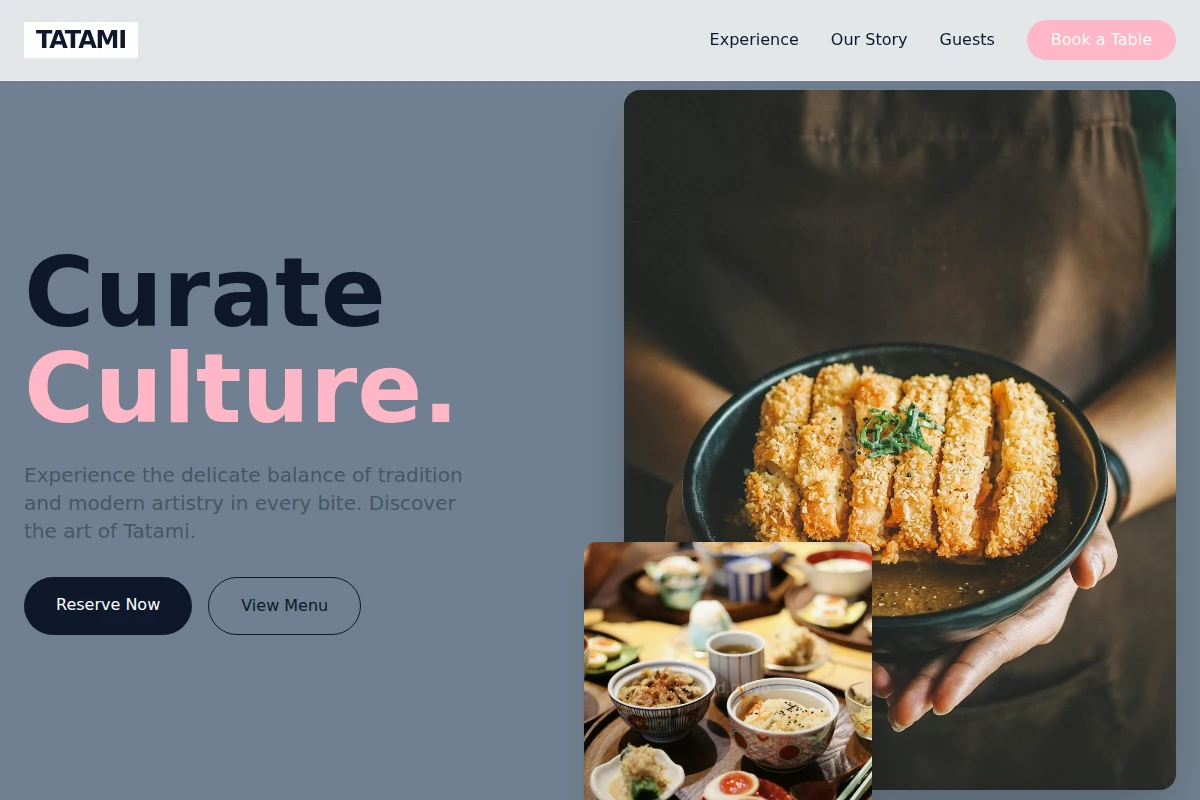Tatami Japanese Food