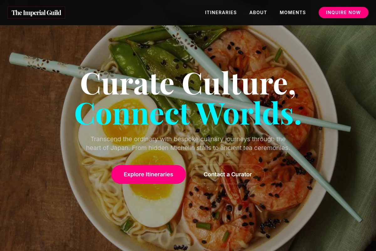 Itinerary Japanese Food