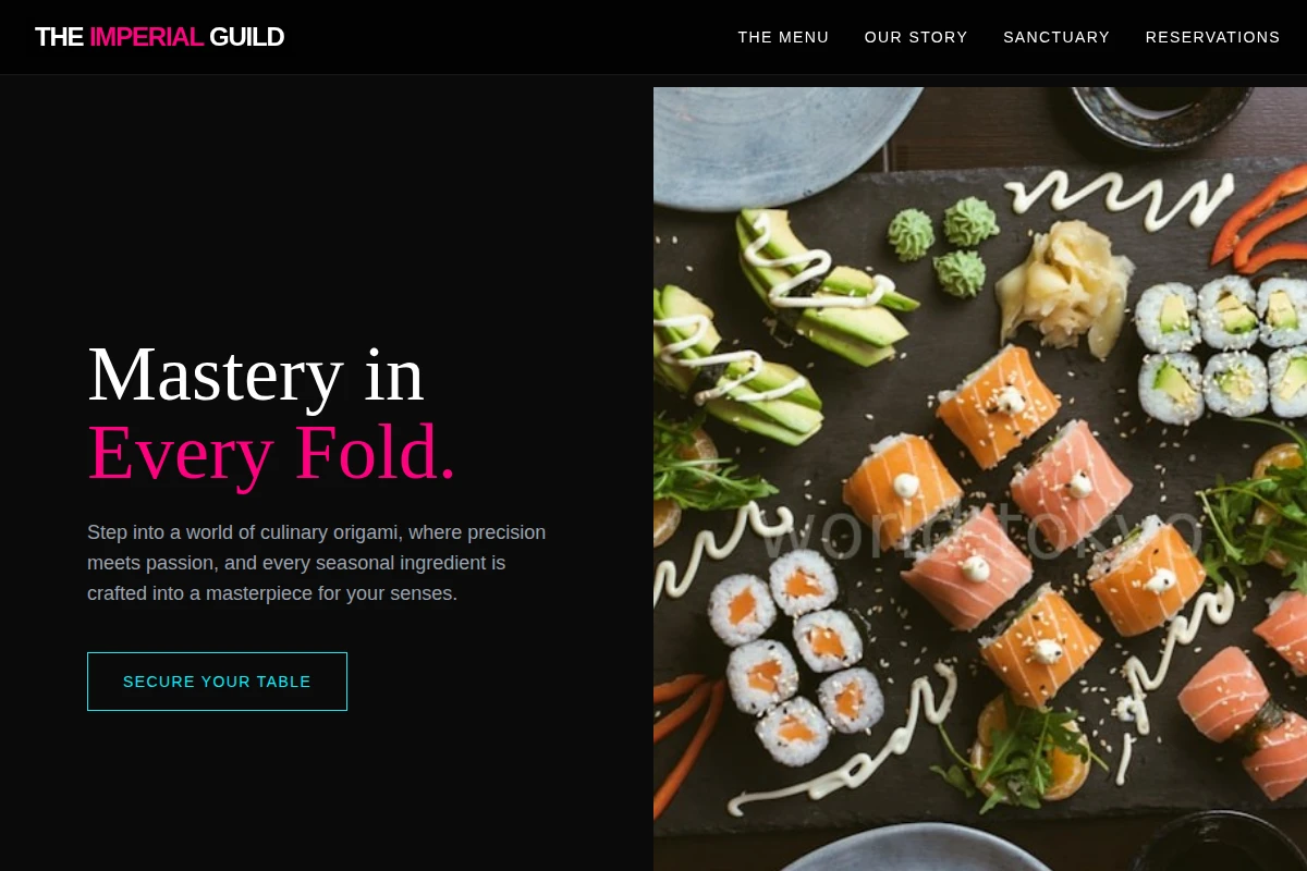 Origami Japanese Food