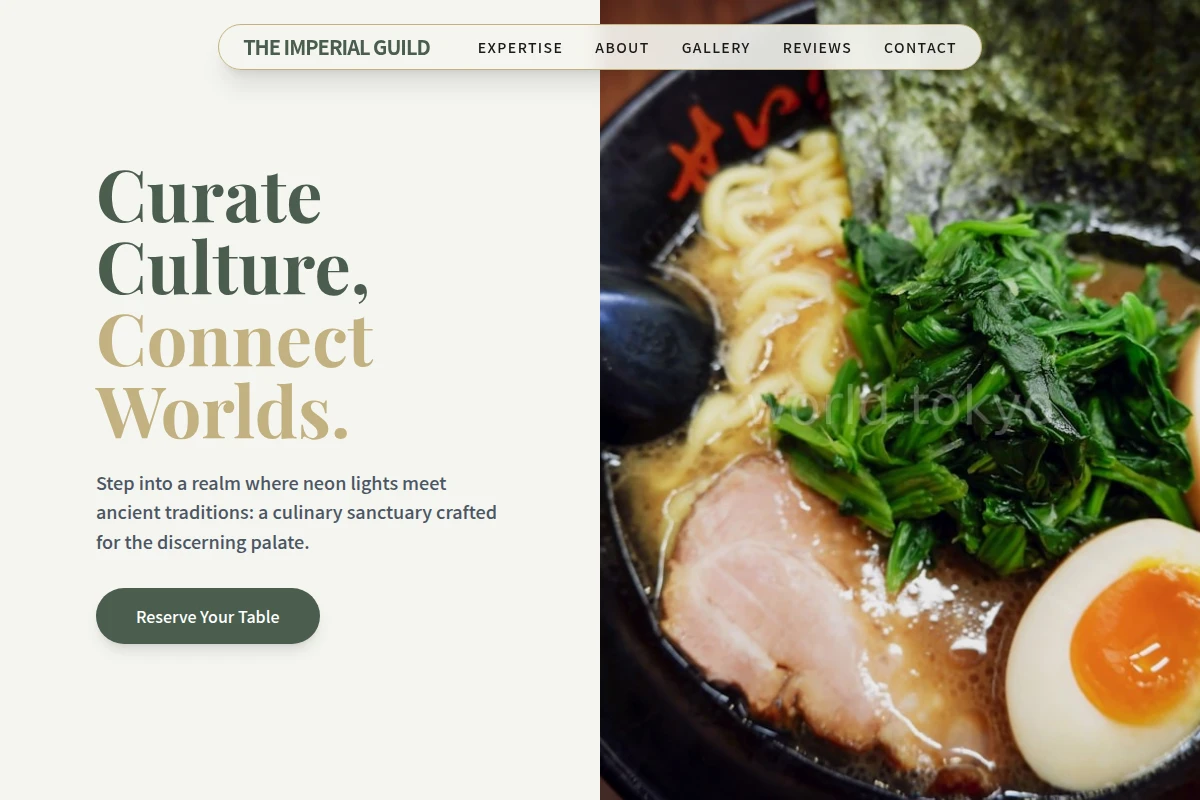 Neon Japanese Food