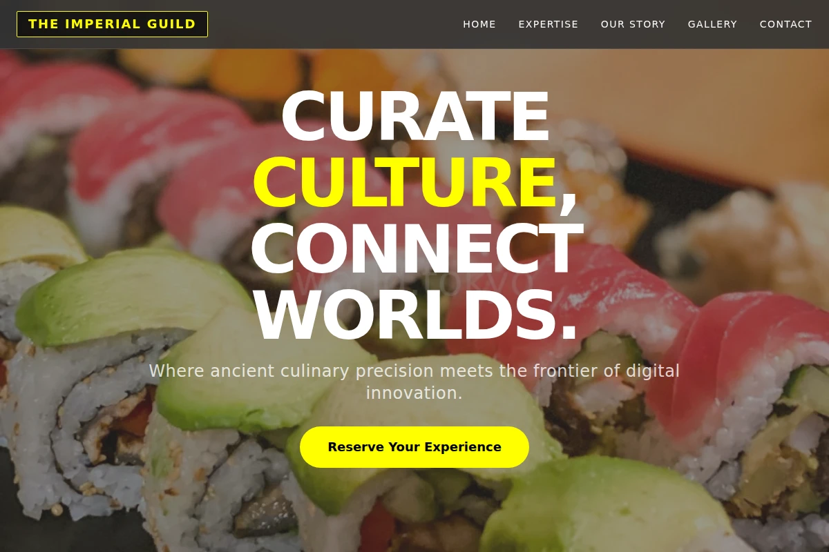 High-tech Japanese Food