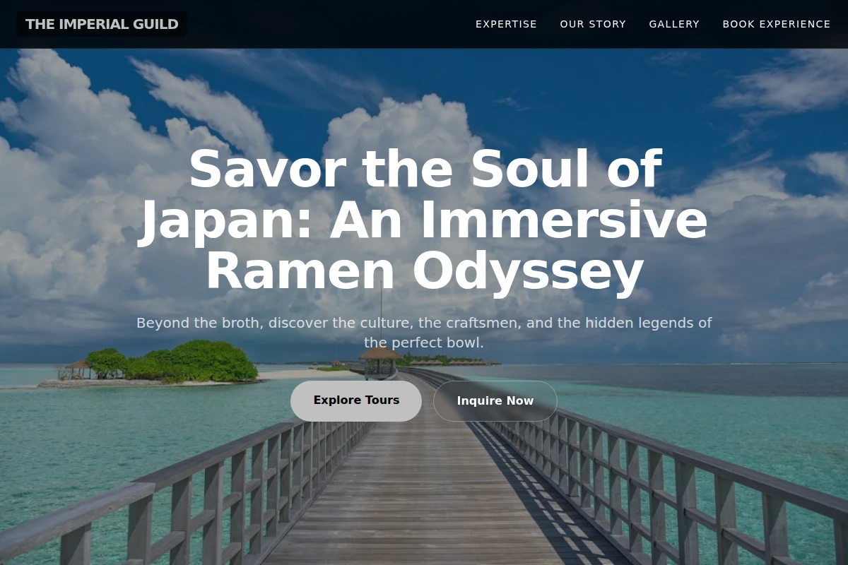 Ramen Tourism