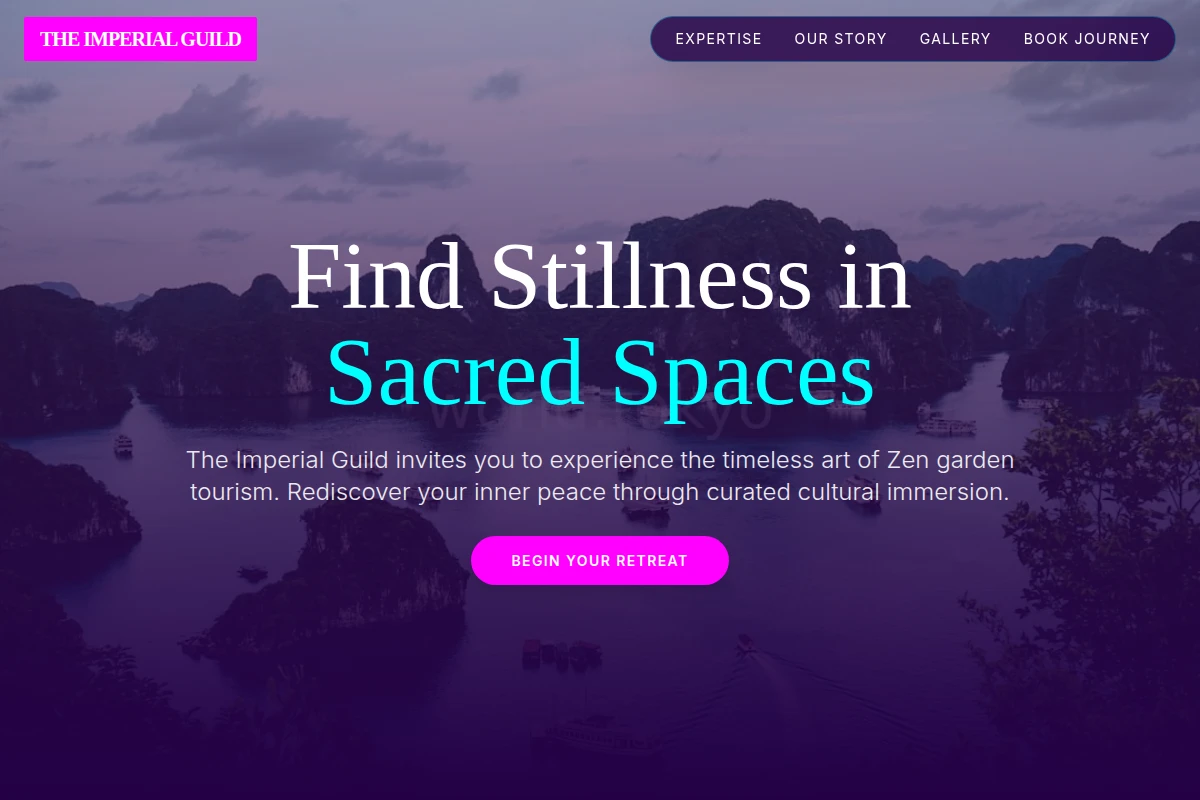 Zen-garden Tourism