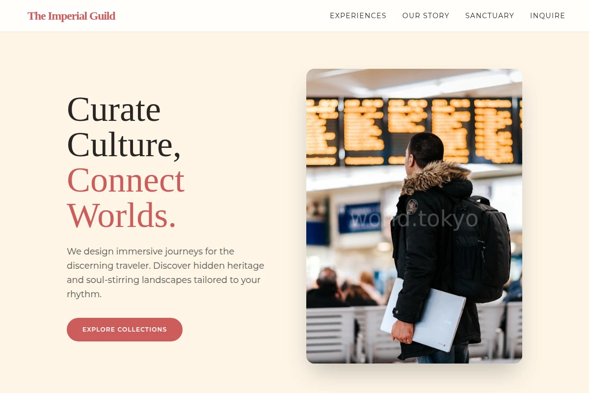 Minimalism Travel Agency