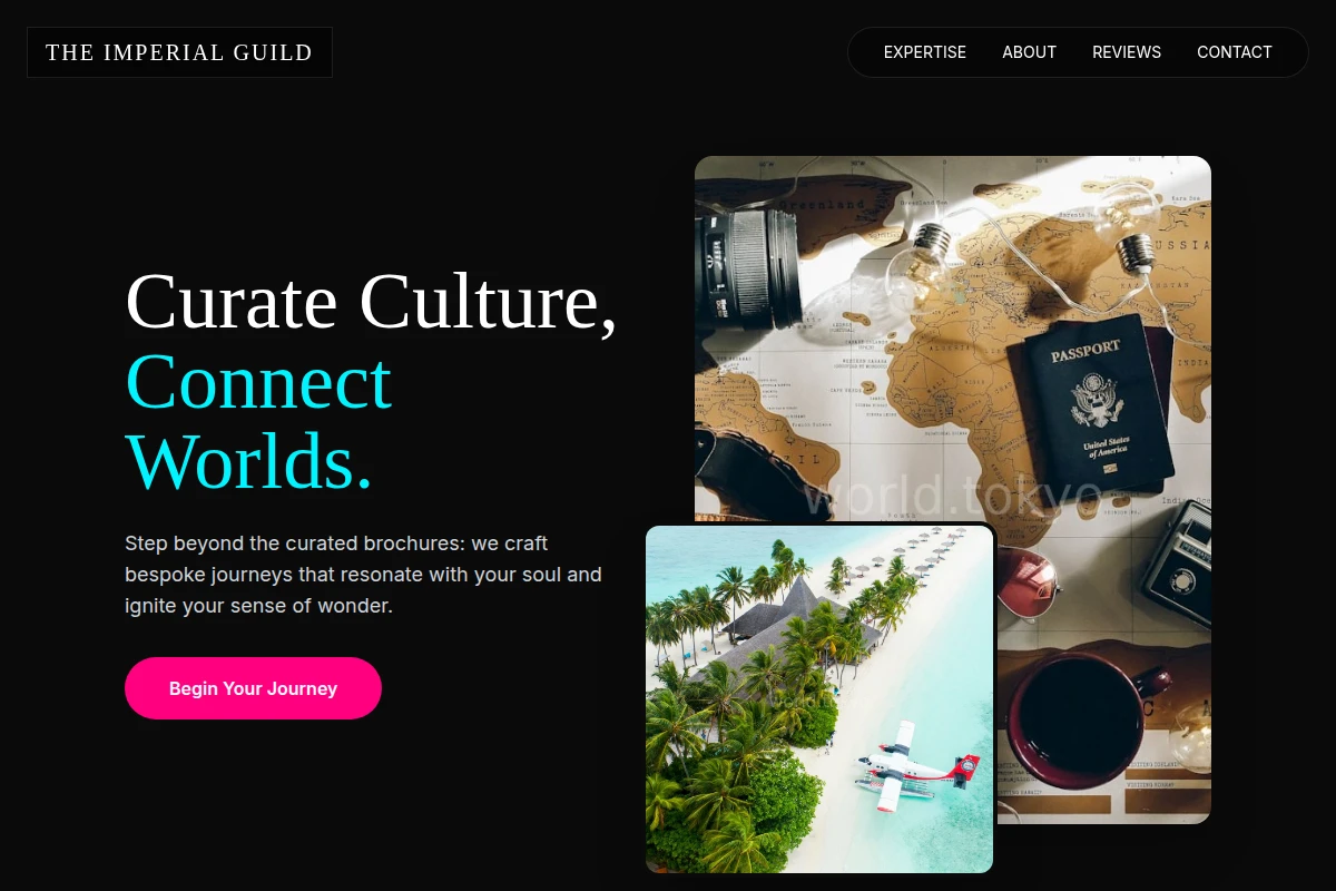 Minimalism Travel Agency
