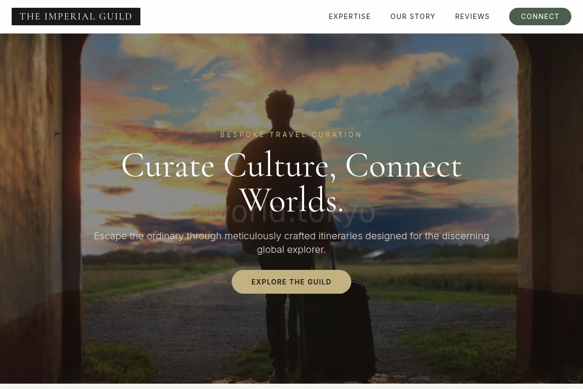 Minimalism Travel Agency